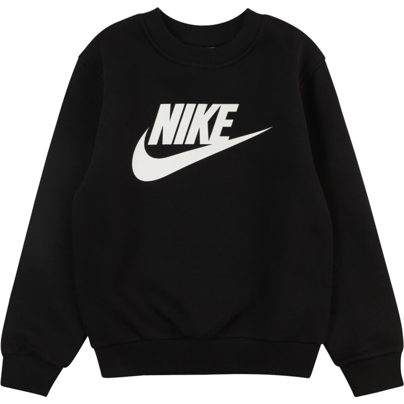 Nike Sportswear Mikina černá / bílá