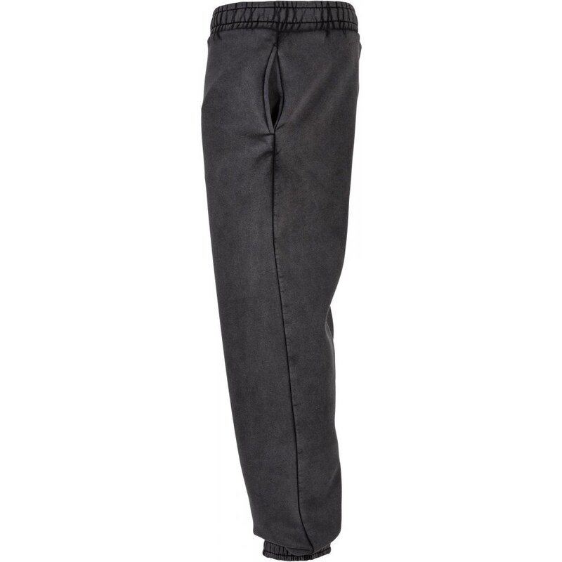 Pánské tepláky Urban Classics Heavy Sand Washed Sweatpants - černé