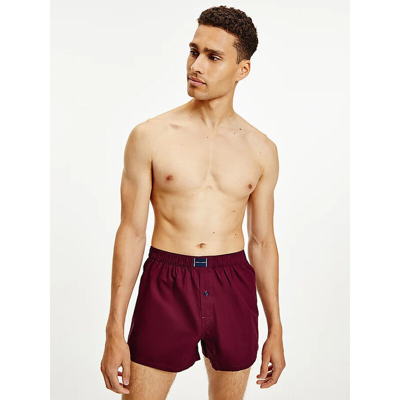 Pánské boxerky 2 pack UM0UM02188 - 0SD - Modrá, bordo - Tommy Hilfiger