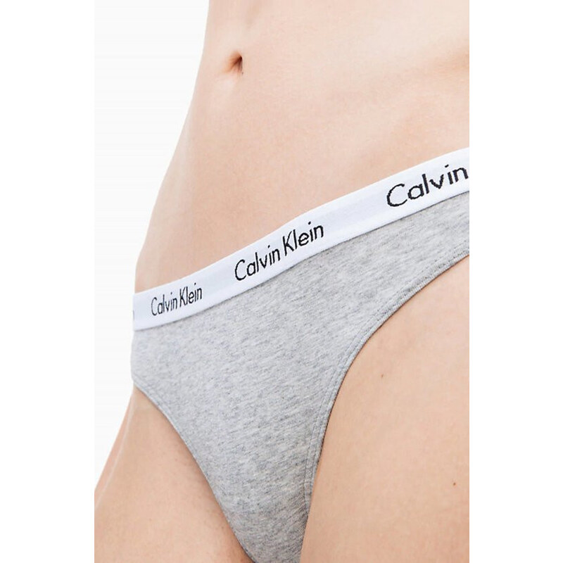 Dámské kalhotky D1618E-020 šedá - Calvin Klein