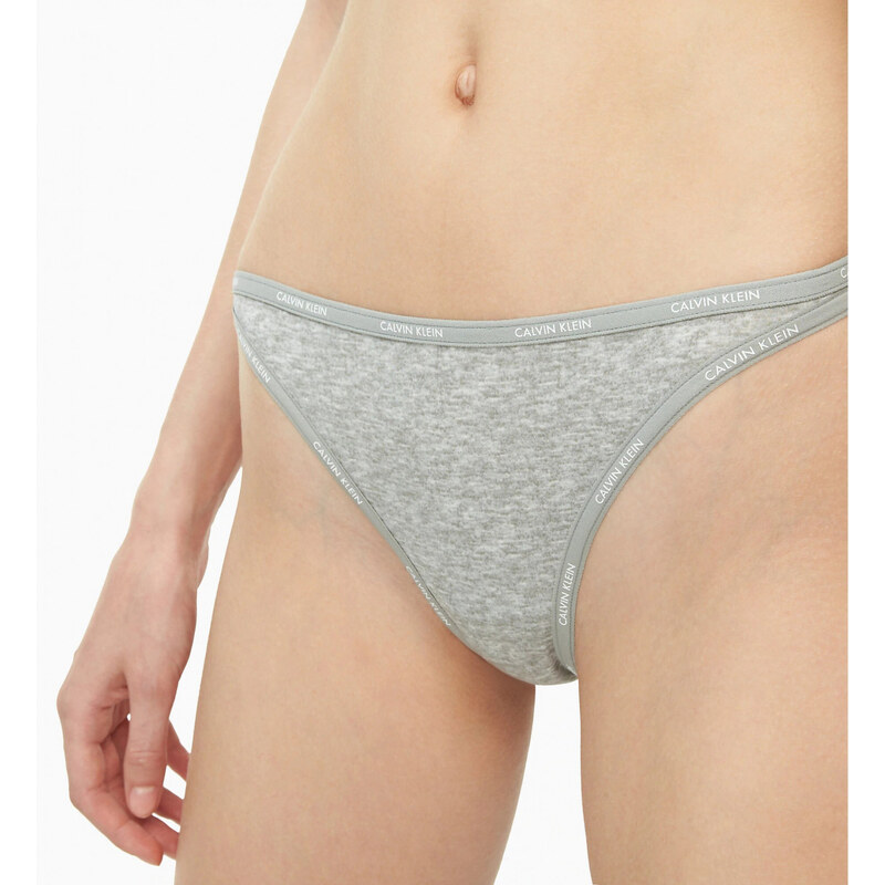 Dámské tanga QF4529E-PGR - Calvin Klein