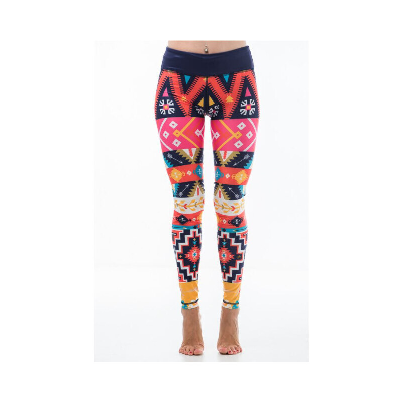 Dámské fitness legíny Six Deuce Aztec - multicolor - Litex 68335635