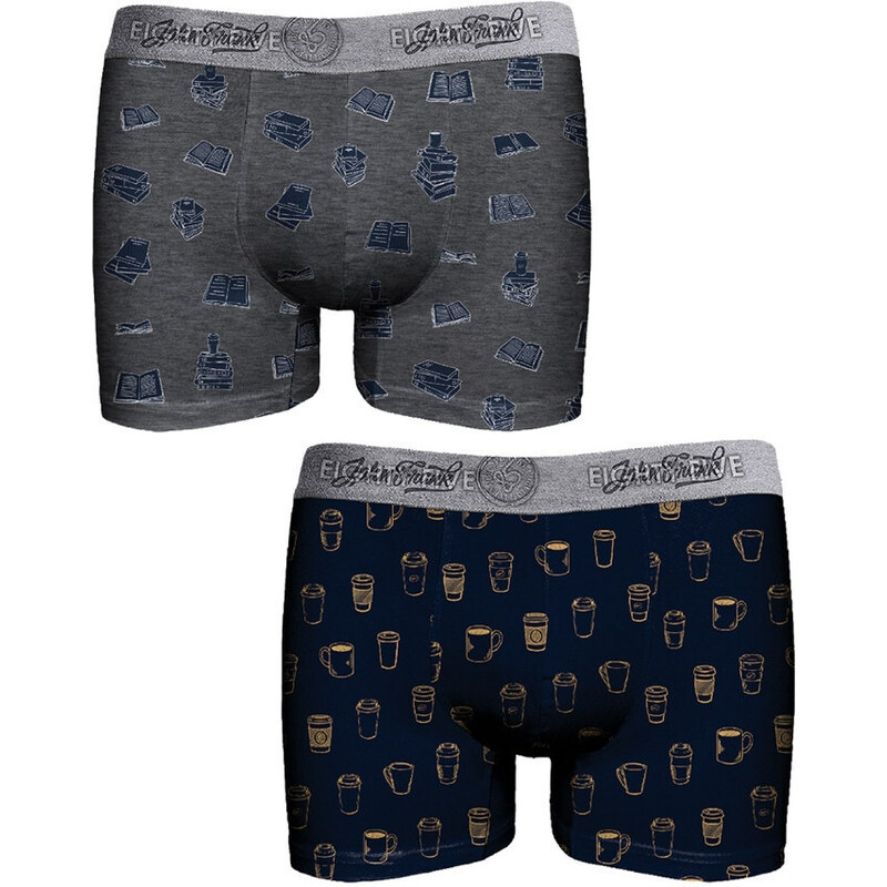 Pánské boxerky John Frank JF2BEF24 2Pack