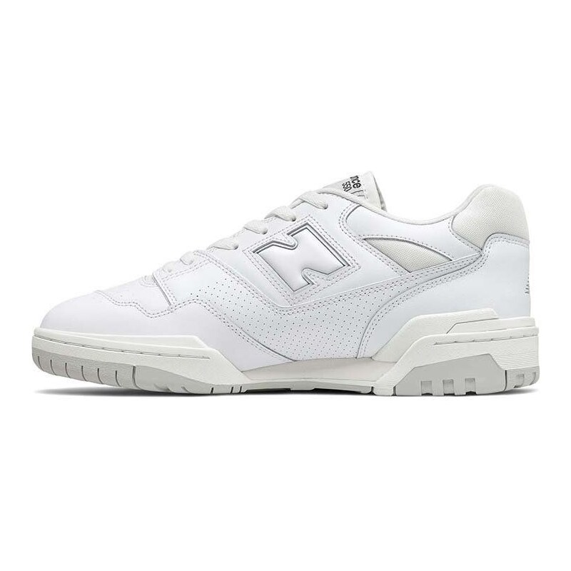 Kožené sneakers boty New Balance BB550PB1 bílá barva, BB550PB1