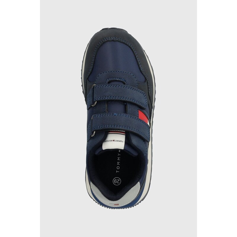 Dětské sneakers boty Tommy Hilfiger tmavomodrá barva