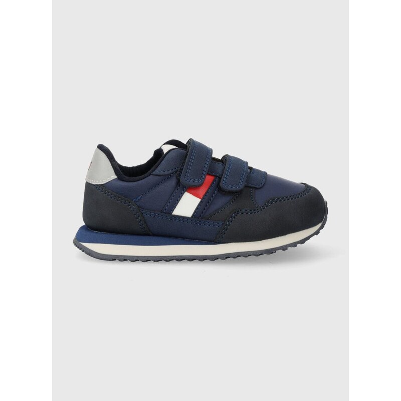 Dětské sneakers boty Tommy Hilfiger tmavomodrá barva