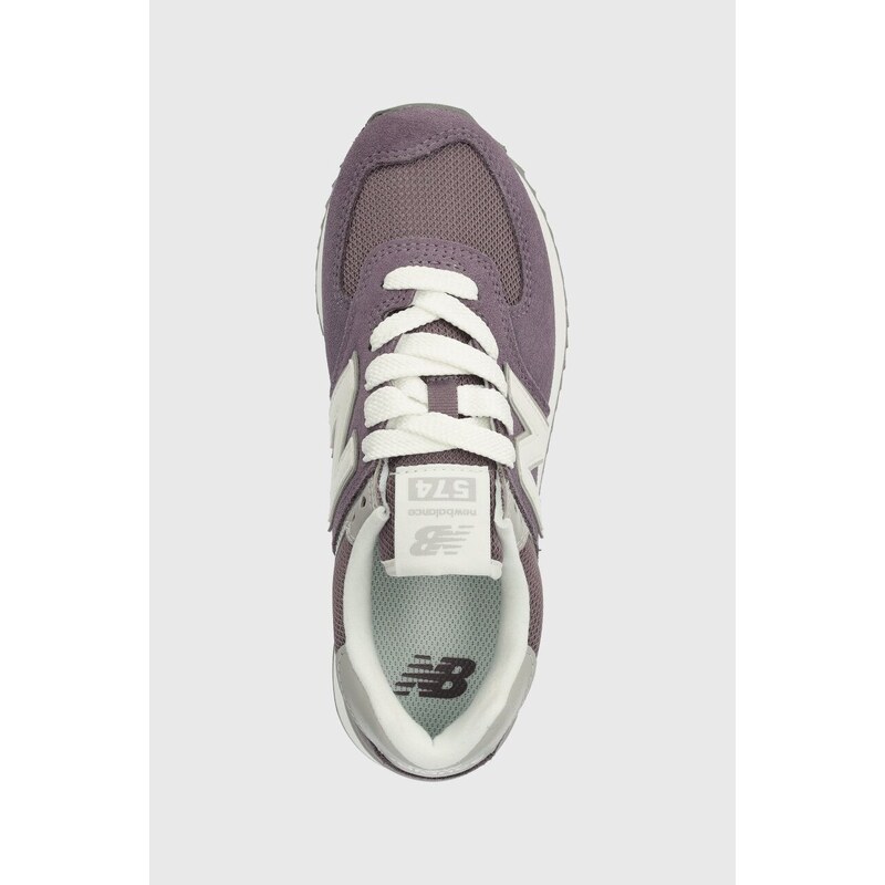 Sneakers boty New Balance WL574ZSP fialová barva