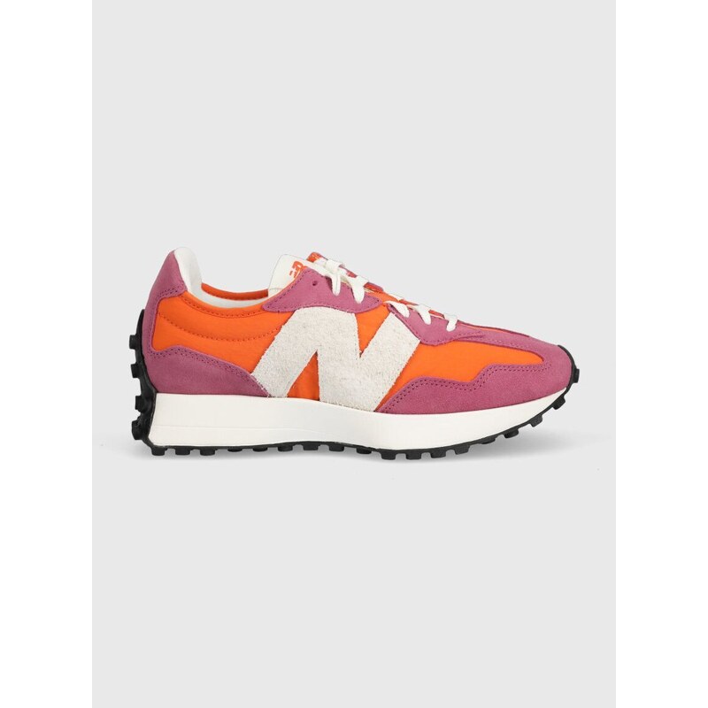 Sneakers boty New Balance WS327UP fialová barva
