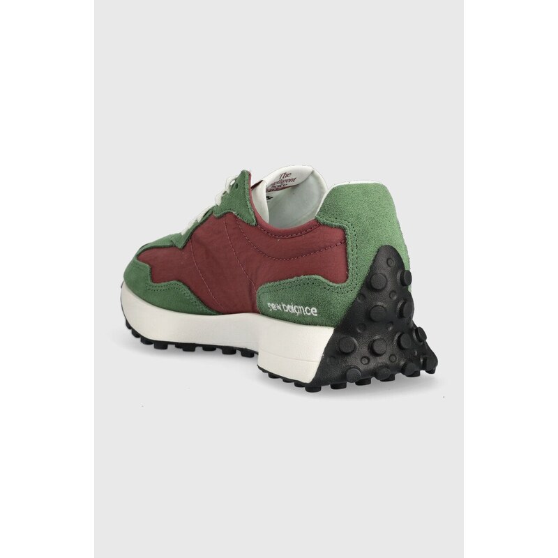 Sneakers boty New Balance WS327UO zelená barva
