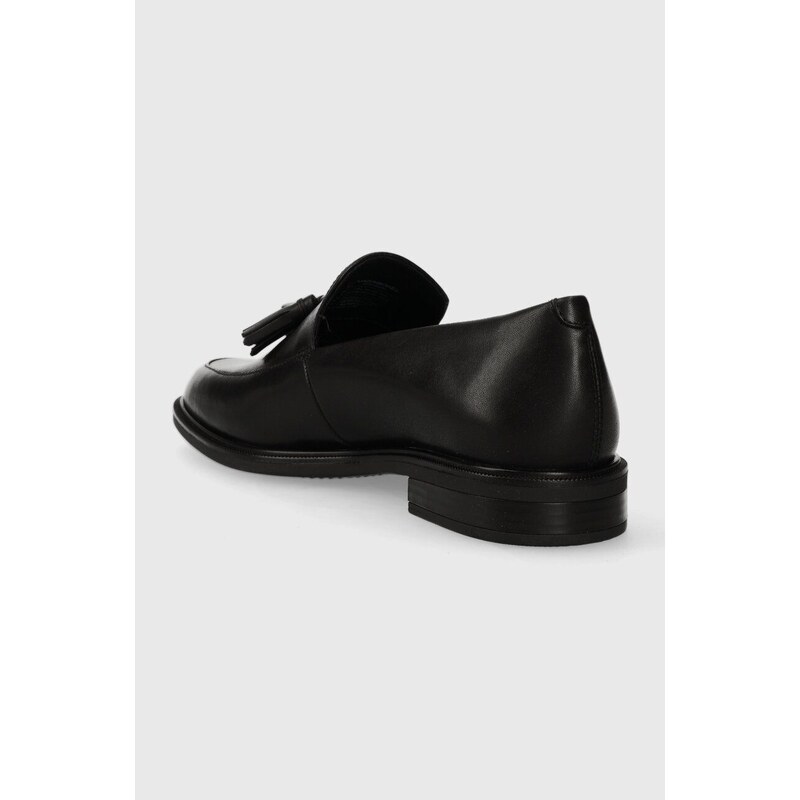 Kožené mokasíny Vagabond Shoemakers FRANCES 2.0 dámské, černá barva, na plochém podpatku, 5606.001.20