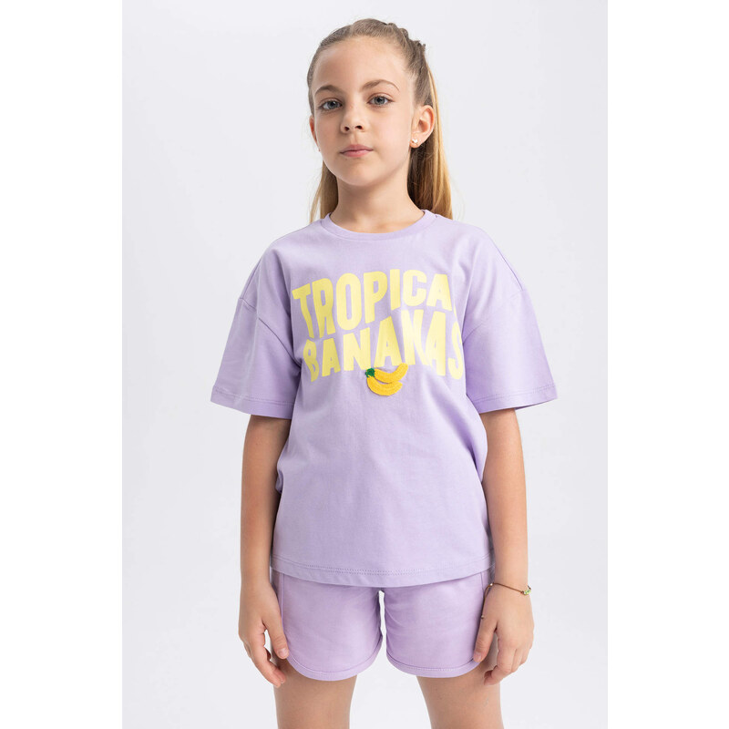 DEFACTO Girl Regular Fit Short Sleeve T-Shirt