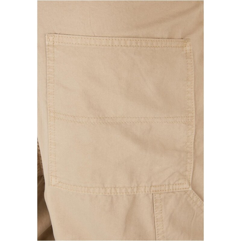 URBAN CLASSICS Double Knee Carpenter Shorts - unionbeige