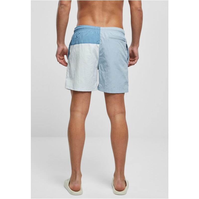 URBAN CLASSICS 3 Block Swim Shorts - pastelblue