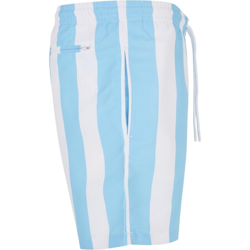 URBAN CLASSICS Pattern Swim Shorts - balticbluebarstripe