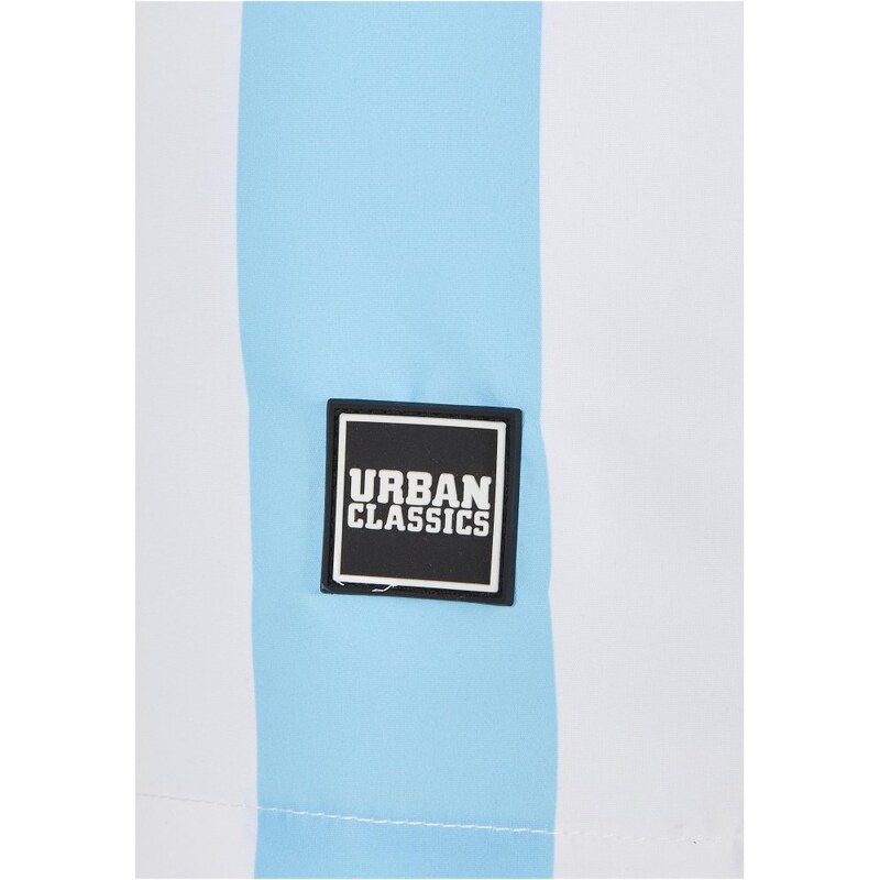 URBAN CLASSICS Pattern Swim Shorts - balticbluebarstripe