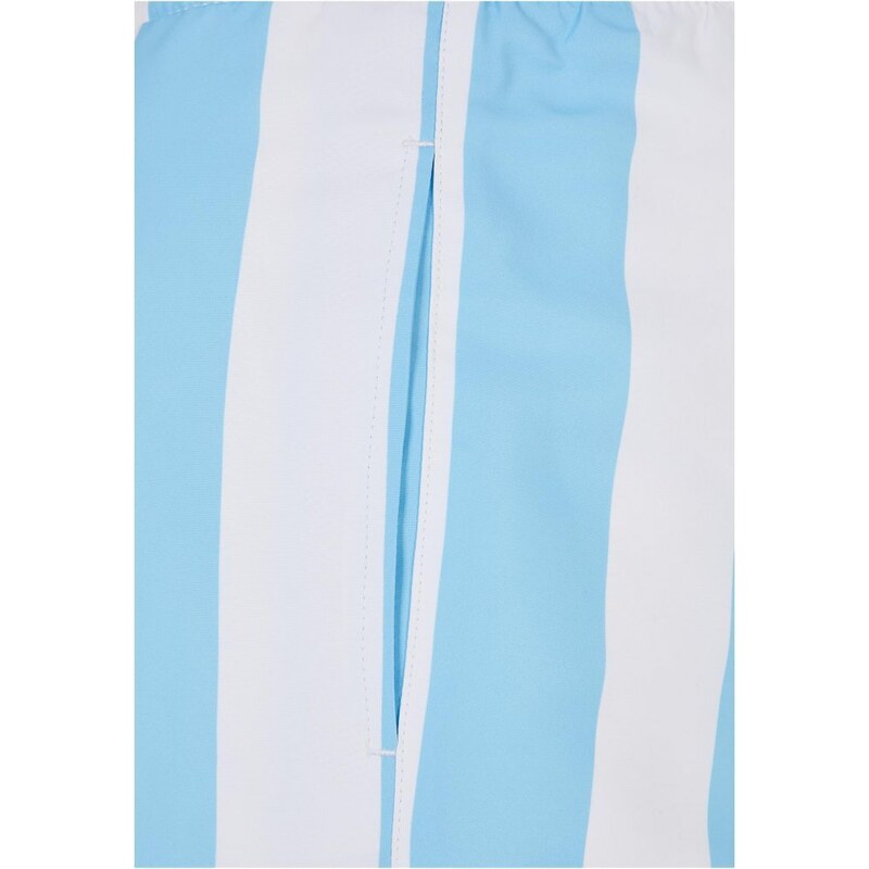 URBAN CLASSICS Pattern Swim Shorts - balticbluebarstripe