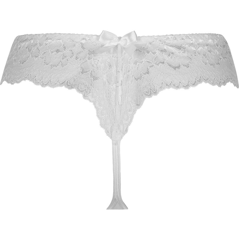 Svůdná tanga model 17683111 bílá - Axami