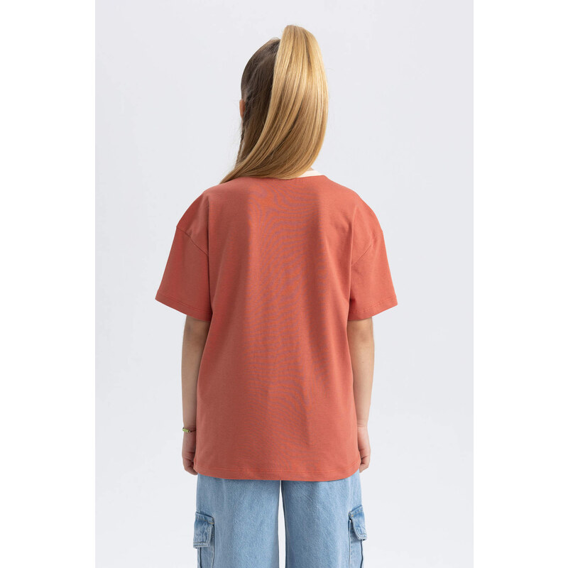 DEFACTO Oversize Fit Short Sleeve T-shirt