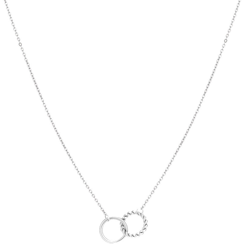 Tamaris Slušivý ocelový náhrdelník s kroužky TJN0226-919