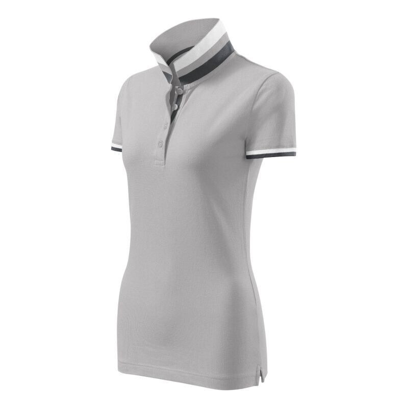 Malfini Collar Up W MLI-257A4 stříbrná šedá polokošile