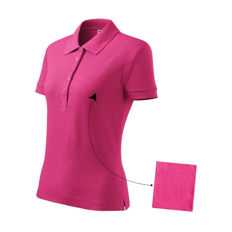 Polokošile Malfini Cotton W MLI-21340 fialová červená