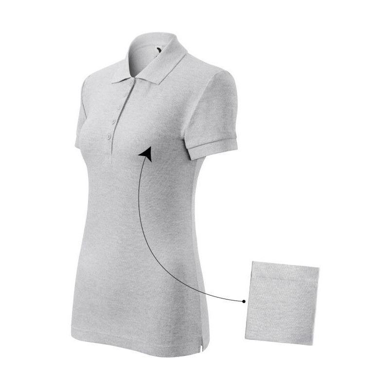 Polokošile Malfini Cotton W MLI-21303 light grey melange