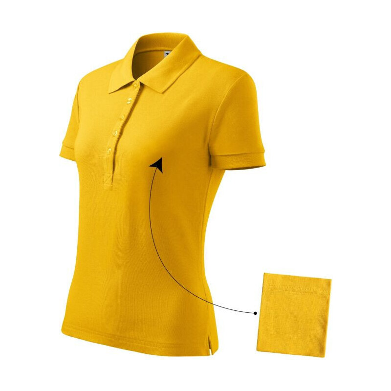 Polokošile Malfini Cotton W MLI-21304 žlutá