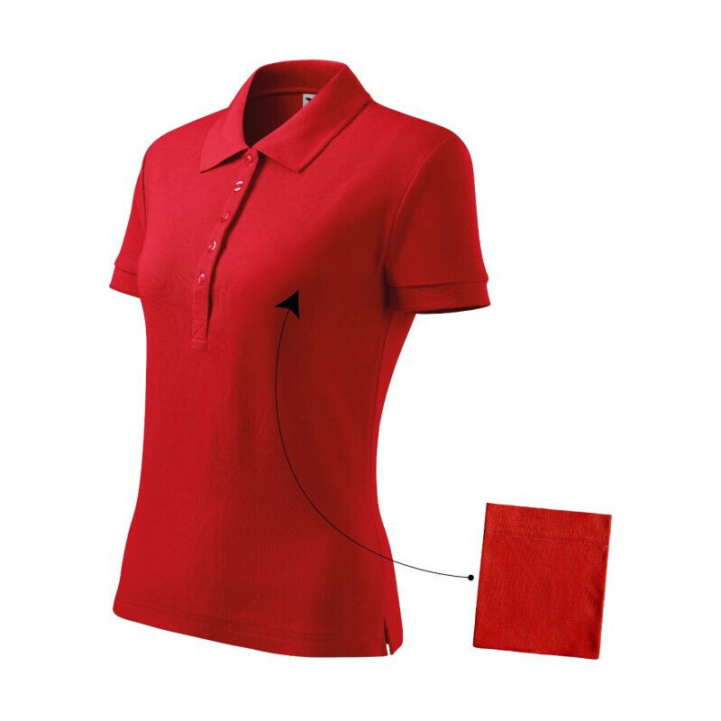 Polokošile Malfini Cotton W MLI-21307 červená