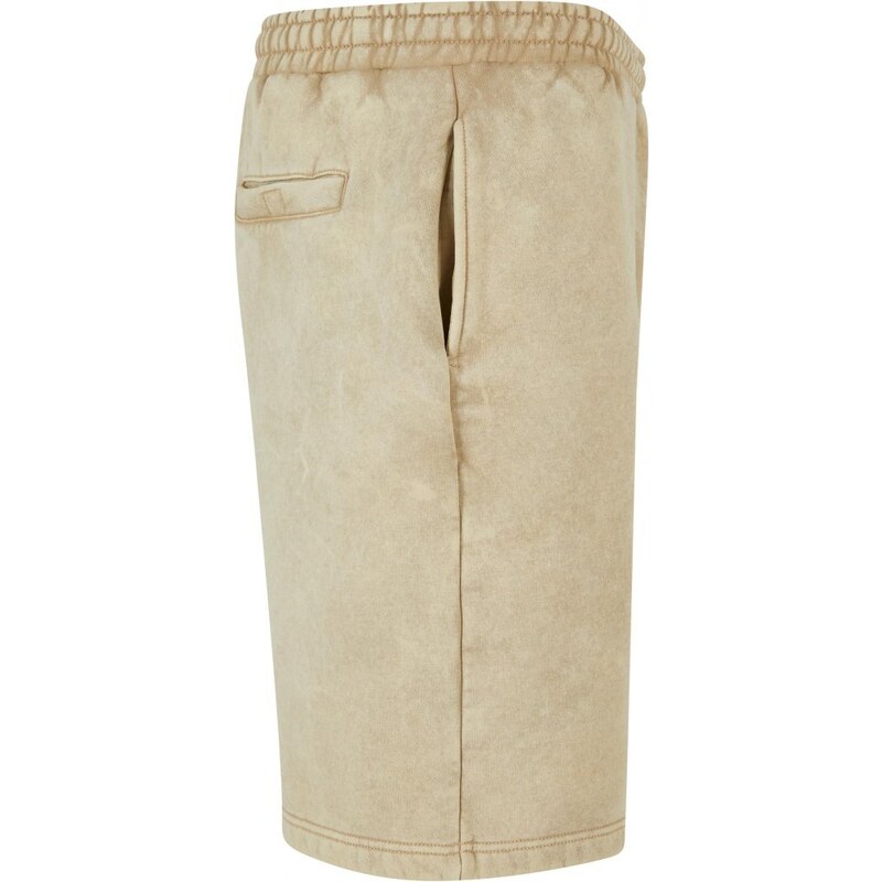 URBAN CLASSICS Heavy Sand Washed Sweat Shorts - unionbeige