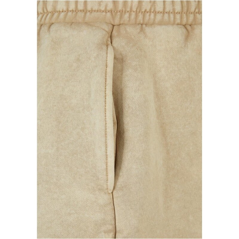 URBAN CLASSICS Heavy Sand Washed Sweat Shorts - unionbeige