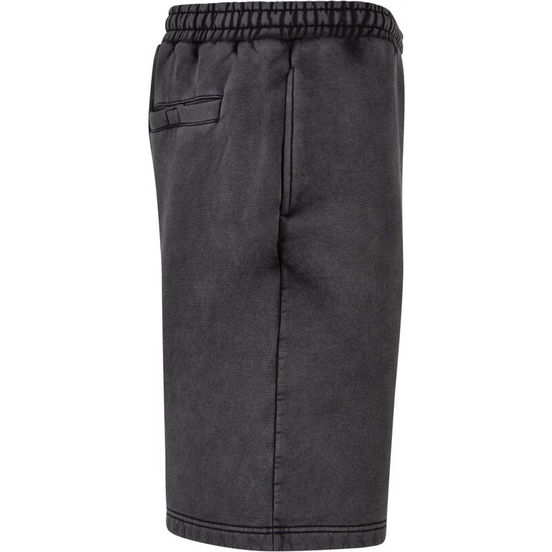 URBAN CLASSICS Heavy Sand Washed Sweat Shorts - black