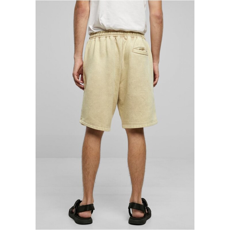 URBAN CLASSICS Heavy Sand Washed Sweat Shorts - unionbeige