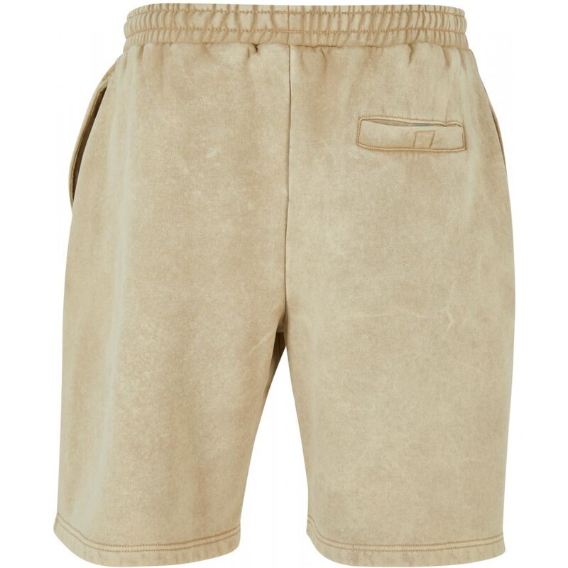 URBAN CLASSICS Heavy Sand Washed Sweat Shorts - unionbeige