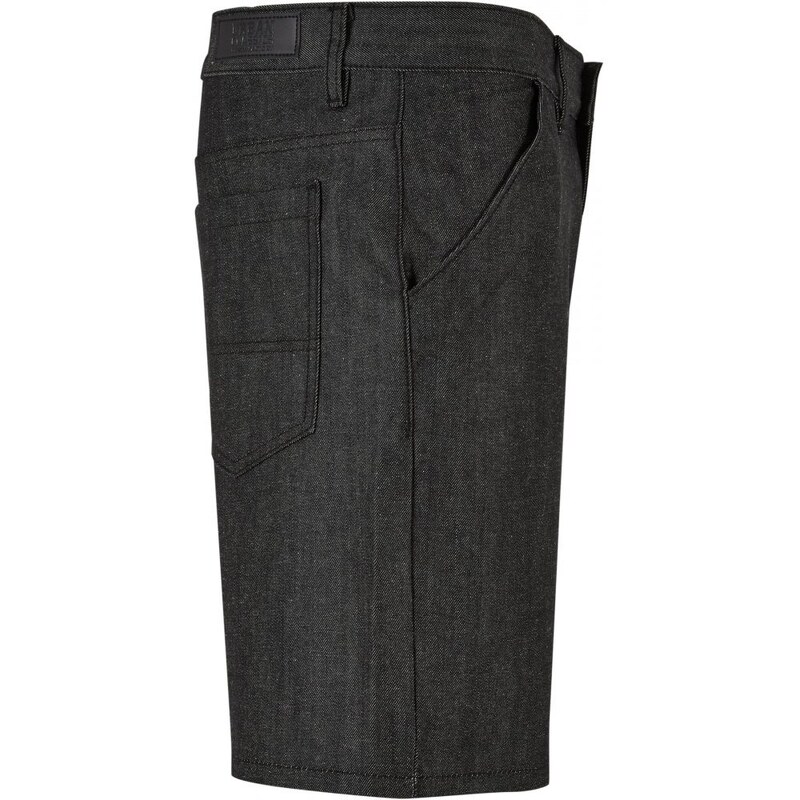 URBAN CLASSICS Denim Bermuda Shorts - jet black