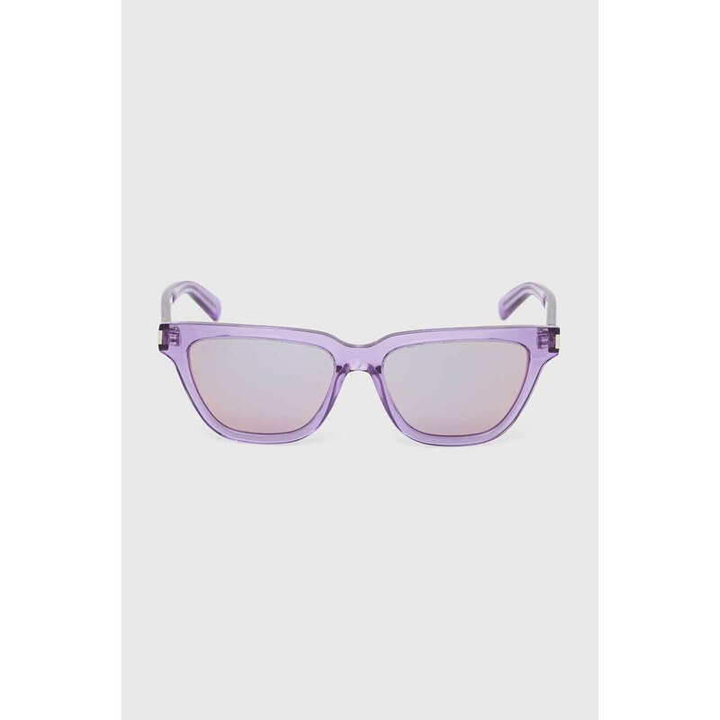 Sluneční brýle Saint Laurent dámské, pruhledná barva