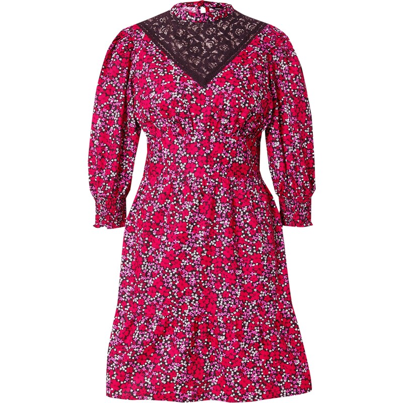 Dorothy Perkins Košilové šaty pink / červená / černá / bílá