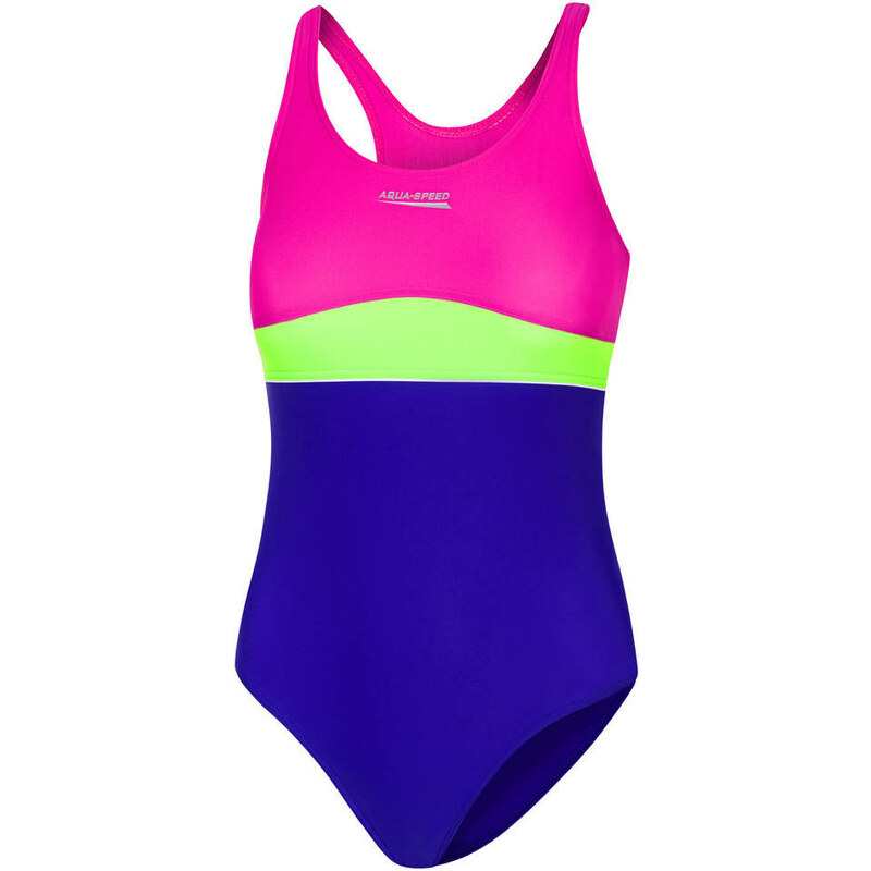 AQUA SPEED Kids's Swimsuits EMILY Violet/Green/Pink