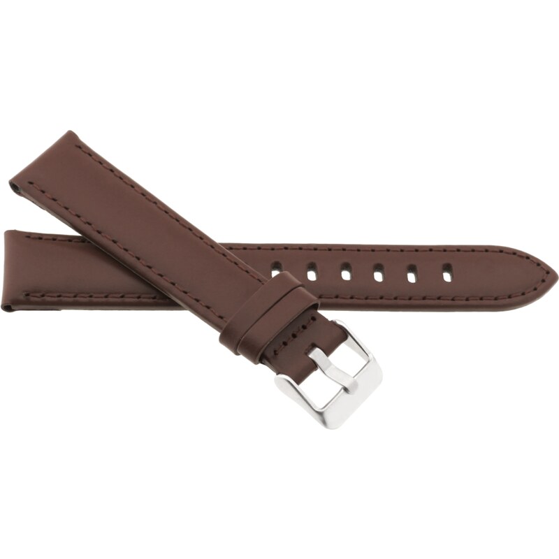 JVD Dámský hnědý kožený řemínek na hodinky R23902/12