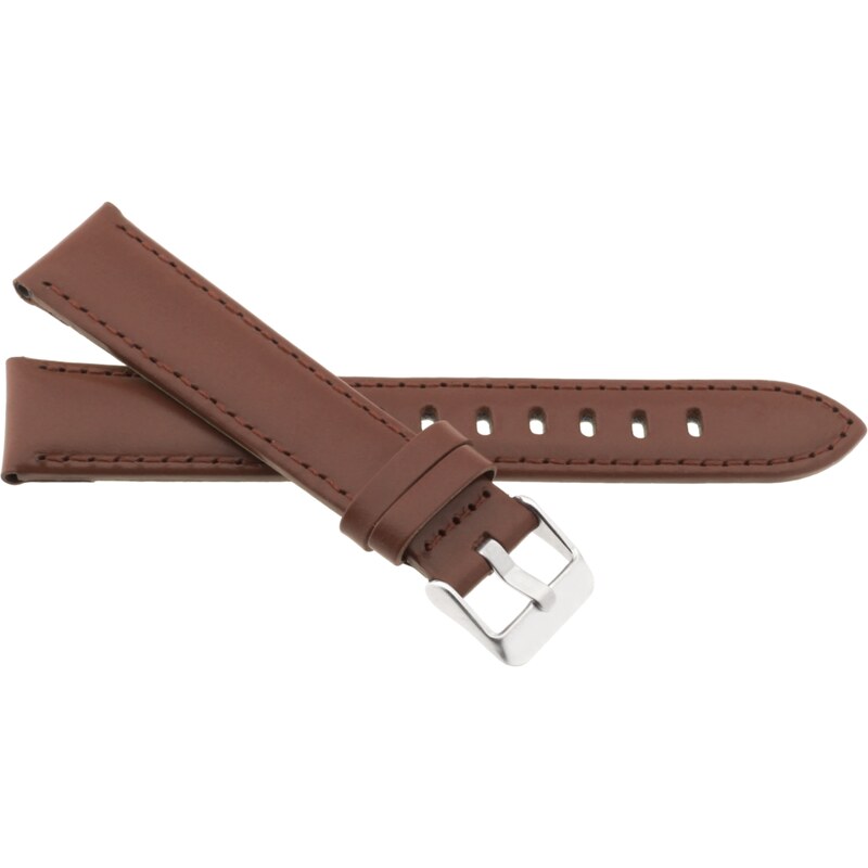 JVD Dámský hnědý kožený řemínek na hodinky R23903/12