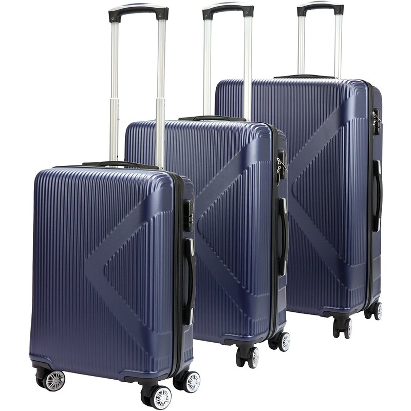 Sada cestovních kufrů Jony 029# x3 Z modrá