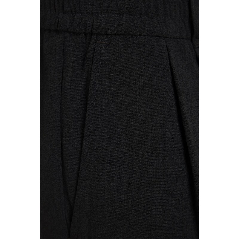 Trendyol Black Wide Leg Trousers