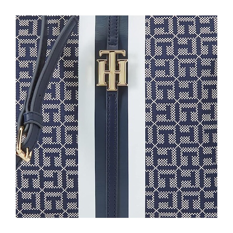 Tommy Hilfiger Kabelka Jaden Plus Crossbody Light Stone Navy