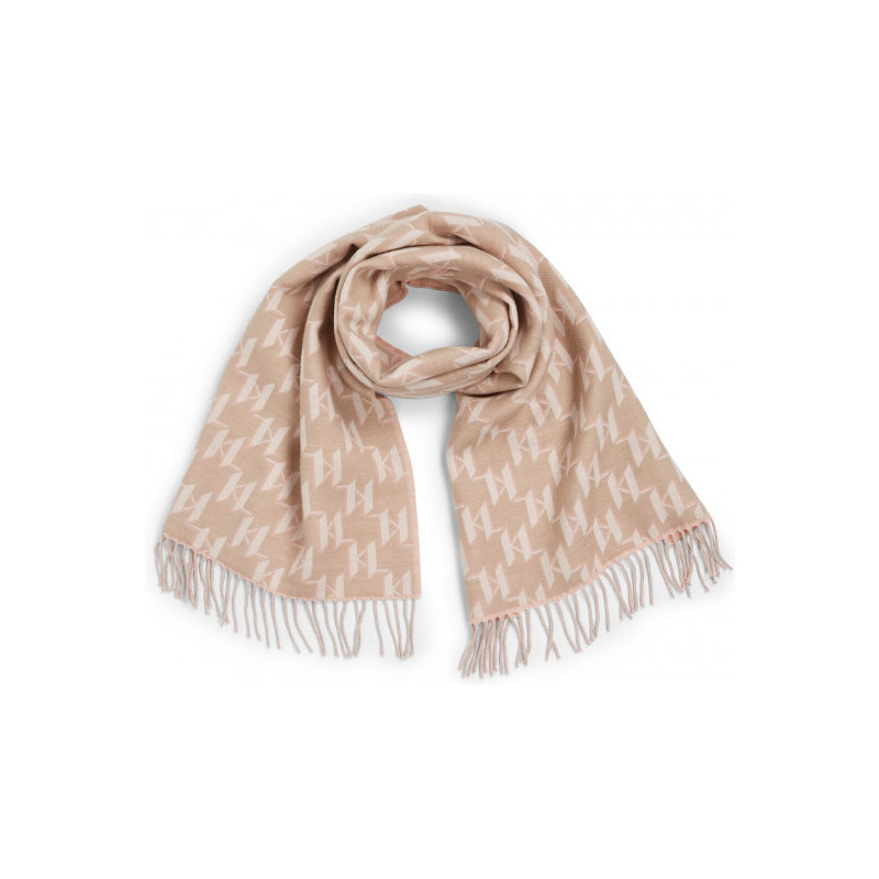 ŠÁLA KARL LAGERFELD K/MONOGRAM JACQ SCARF