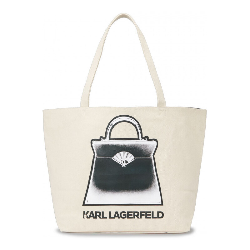 KABELKA KARL LAGERFELD K/ARCHIVE BAG CANVAS SHOPPER