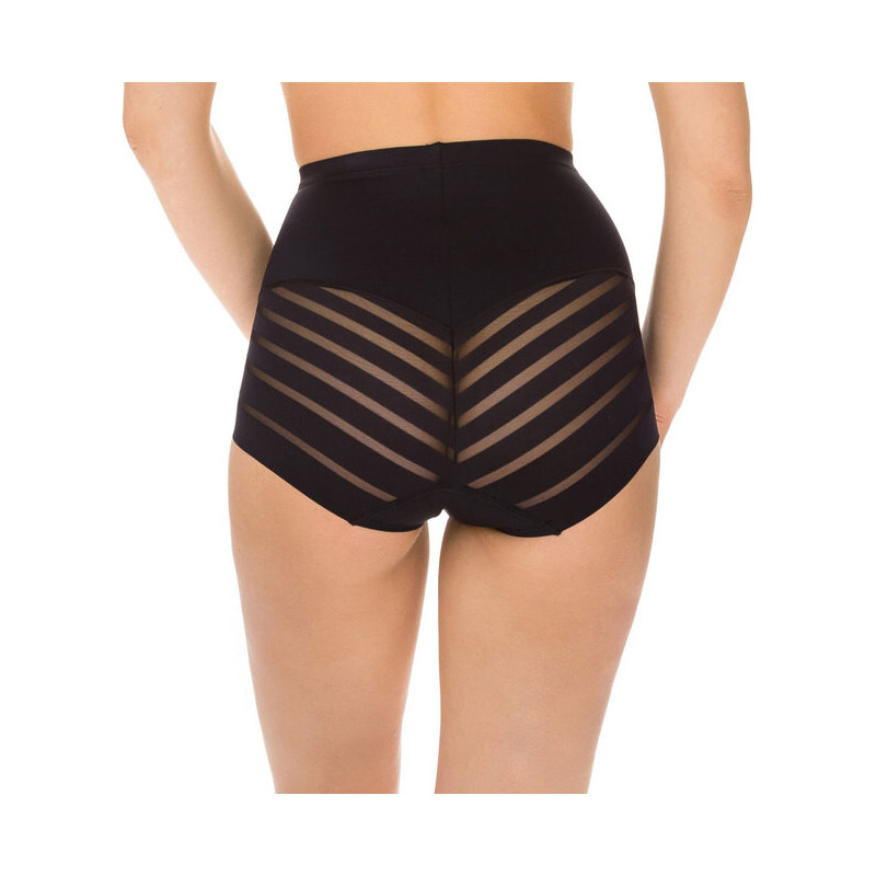 Dámské kalhotky s vysokým pasem CONTROL HIGH WAIST MIDI černá