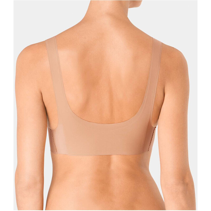 Dámská podprsenka ZERO Feel Bralette cognac - Sloggi