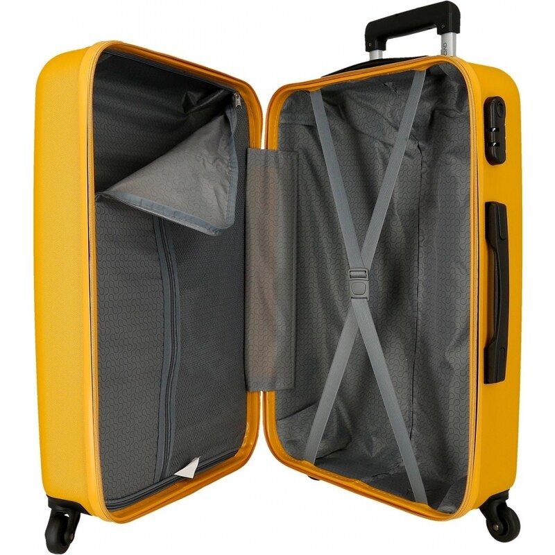 JOUMMABAGS Sada cestovních kufrů ABS Roll Road Flex 65cm/55 cm