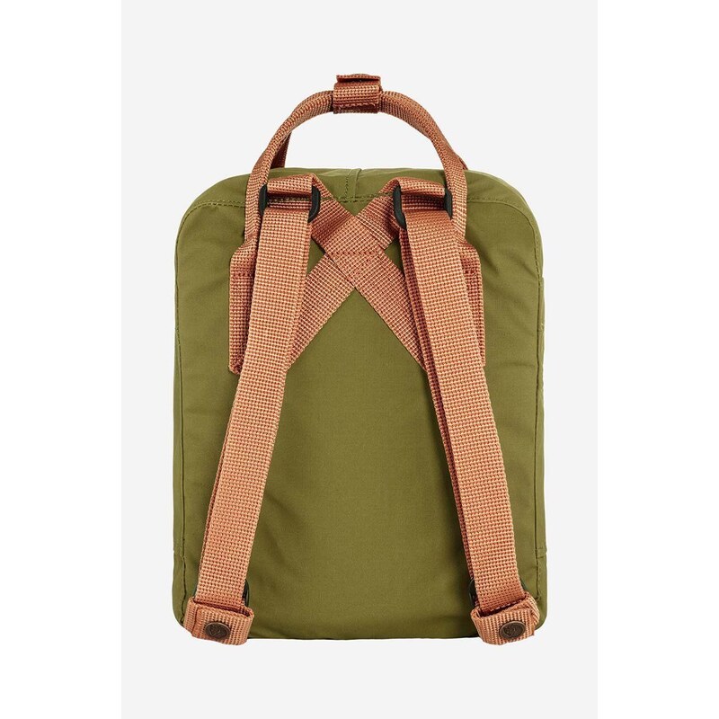 Batoh Fjallraven Kanken Mini zelená barva, malý, s aplikací, F23561.631.241-241