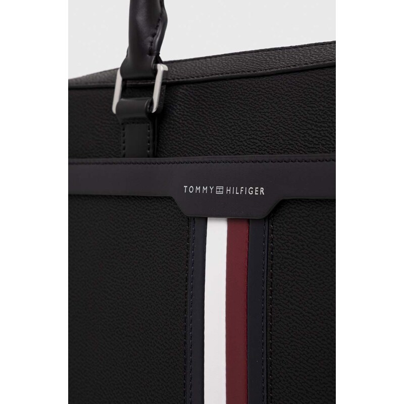 Obal na notebook Tommy Hilfiger černá barva