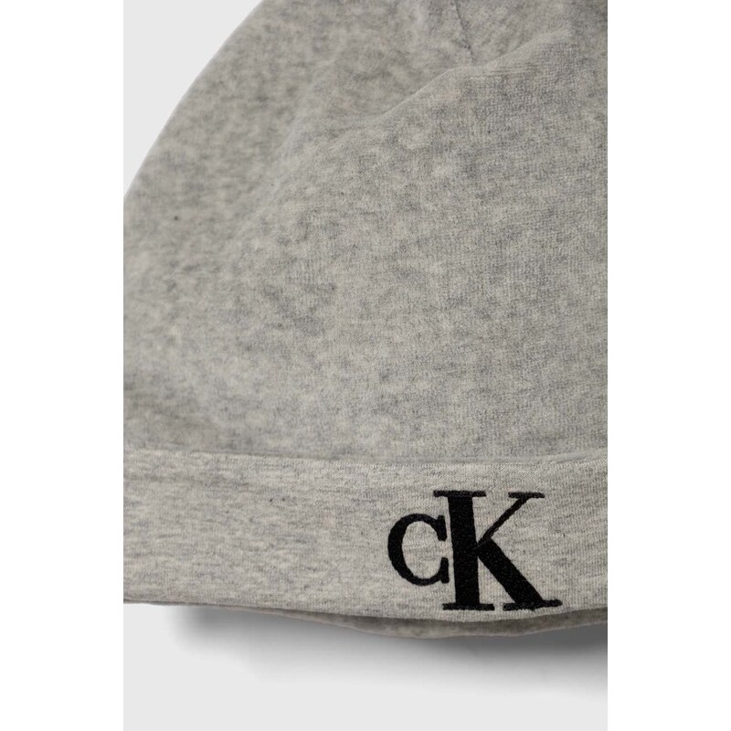 Kojenecká tepláková souprava Calvin Klein Jeans šedá barva